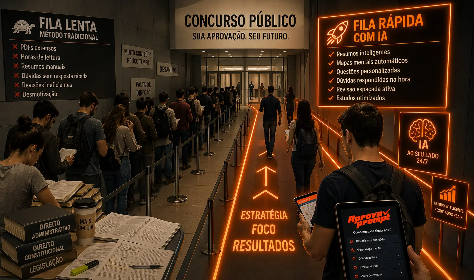 Visão geral do produto Aprova Prompt